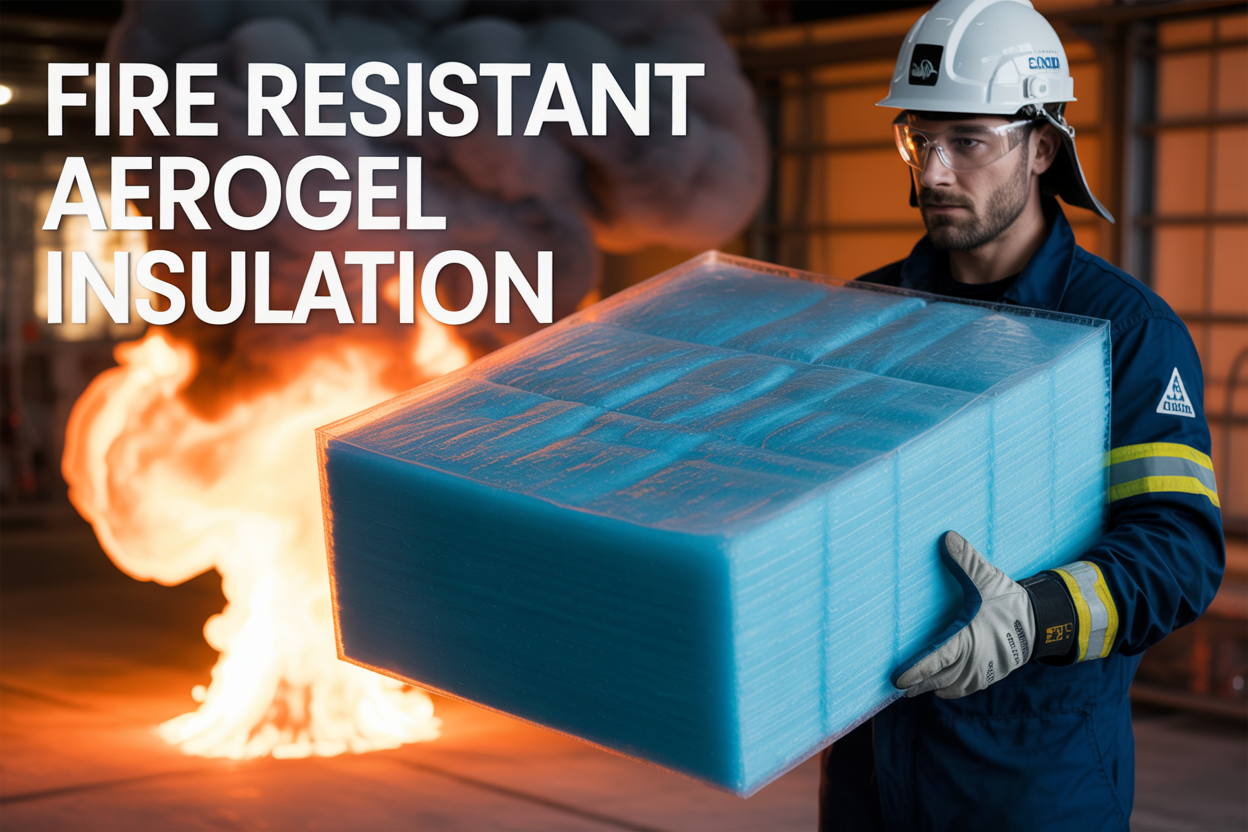 Fire Resistance Properties of Silica Aerogel Insulation Blankets