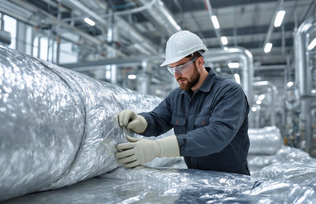 

Selecting the right thickness for an aerogel insulation blanket can make the difference between an efficient thermal management system and one that falls short of performance expectations. Engineers, contractors, and facility managers across industries from aerospace to petrochemicals need practical guidance for making these critical decisions, especially when working with extreme temperatures or space constraints.
This comprehensive thickness guide addresses the specific challenges of matching aerogel blanket specifications to real-world applications. The complexity goes beyond simple thermal calculations - factors like installation space, environmental conditions, and long-term performance all play crucial roles in determining optimal thickness.
The guide covers key material properties and how different aerogel types perform across temperature ranges, helping readers understand which formulations work best for their specific needs. Detailed calculation methods and thermal performance metrics provide the technical foundation for making informed thickness decisions. At the same time, specialized sections address the unique requirements of cryogenic applications where standard insulation materials often fail. Additional coverage includes proven installation techniques that maximize thermal performance and explores the combined benefits aerogel blankets offer beyond basic insulation, including fire protection and acoustic control.
Understanding Aerogel Properties and Material Types

Definition and unique characteristics of aerogel materials
Aerogel is a synthetic, ultralight, porous material derived from a gel via a supercritical drying process, delivering remarkable thermal insulation properties due to its nanoscale structure. The nanoporous composition consists almost entirely of air, making aerogel the world's lightest solid with exceptionally low thermal conductivity.
Silica aerogel for superior thermal insulation performance
Monolithic silica aerogel exhibits a thermal conductivity of 0.017 W/mK, with pore sizes ranging from 5 to 100 nanometers. Flexible aerogel blankets feature approximately 12nm pore diameters and comprise over 60% of silica aerogel sales. These materials offer the lowest thermal conductivity of any commercially available insulation, enabling a significant reduction in the total insulation thickness required.
Key Factors for Selecting Optimal Blanket Thickness

Application-Specific Thermal Insulation Requirements
Selecting the optimal aerogel blanket thickness begins with identifying the specific application context, whether residential, industrial, or aerospace. Each application presents unique thermal insulation requirements that directly influence thickness specifications. Industrial processes may require higher thermal resistance, while residential applications focus on energy-efficiency standards.
Operating Temperature Ranges and Environmental Constraints
Temperature exposure ranges fundamentally determine blanket thickness requirements, with extreme conditions necessitating enhanced insulation performance. Available installation space imposes dimensional constraints, though aerogel's low thermal conductivity allows thinner thicknesses while maintaining effectiveness. Climate zone assessment ensures the proper selection of thickness for optimal thermal efficiency across varying environmental conditions.
Thickness Calculation Methods and Thermal Performance

R-value Calculations and Thermal Conductivity Formulas
Determining the appropriate aerogel blanket thickness requires understanding R-value calculations, where higher R-values indicate superior insulation performance. The fundamental formula for calculating the required thickness is: R-value = Thickness (in) / Thermal Conductivity (Btu·in/ft²·h·°F). This calculation enables precise sizing based on specific thermal requirements and desired insulation efficiency.
Industry Standards and Performance Requirements
Flexible aerogel blankets are codified under ASTM C1728-13, Standard Specification for Flexible Aerogel Insulation, which applies to both hot and cold applications. This standard provides comprehensive classifications for aerogel blankets by Type, Grade, and Category, based on maximum use temperature and thermal conductivity. Industry standards from sources like the U.S. Department of Energy provide recommended R-values for various applications, ensuring optimal thermal performance through proper specification compliance.
Specialized Cryogenic Applications and Requirements

Extreme temperature challenges below -100°F (-74°C)
Cryogenic temperatures present unique insulation challenges, beginning at or below -100°F (-74°C) and extending to an effective lower boundary of -460°F (-273°C). These extreme conditions create substantial temperature differentials, generate strong vapor drive toward cold surfaces, and cause significant material contraction that traditional insulation systems struggle to accommodate effectively.
ASTM Type I, Grade 1, Category B specifications for cryogenic service
For cryogenic applications, ASTM Type I, Grade 1, Category B blanket specifications provide optimal performance through a composite construction featuring polyester and glass-fiber reinforcement with integral vapor-barrier membranes. This specialized configuration addresses the unique demands of extremely low-temperature environments while maintaining structural integrity.
Ice crystal formation prevention through nanoporous structure
Aerogel's nanoporous structure, with pore diameters of approximately 12nm, effectively prevents ice formation within the blanket body by restricting water molecule aggregation. Since ice crystal formation requires 275 water molecules, the tiny pore size keeps any ice formation localized and superficial, even when vapor barriers experience breaches.
Flexibility maintenance at temperatures down to -321°F (-196°C)
Aerogel blanket insulation maintains remarkable flexibility at cryogenic temperatures down to -321°F (-196°C), accommodating thermal shock and providing splash protection. This flexibility eliminates the need for contraction joints typically required in conventional cryogenic insulation systems, simplifying installation and reducing potential failure points.
Installation Techniques for Maximum Performance

Multi-layer cigarette wrap application methods
Flexible aerogel insulation requires strategic layering techniques to achieve optimal thermal performance. Multiple 5mm- and 10mm-thick blankets are applied using traditional cigarette-wrap methods, with each layer systematically wrapped around the pipe surface. Temporary securing with fiberglass-reinforced packing tape or adhesive spray ensures proper positioning during installation, particularly for larger or irregular surfaces where maintaining consistent coverage proves challenging.
Proper joint sealing and thermal bridging prevention
Circumferential joints between blanket sections must be staggered to eliminate through-joints that create thermal pathways. Each joint requires careful sealing to prevent thermal bridging, with vapor-barrier membranes sealed with foil-faced butyl tape. The factory-laminated vapor barrier on each layer provides redundancy, while contraction joints are unnecessary because aerogel's continuous flexibility eliminates installation costs and vapor-penetration risks.
Combined Benefits Beyond Thermal Insulation

Passive Fire Protection Capabilities in Applied Thicknesses
The nanoporous structure of aerogel provides exceptional Passive Fire Protection (PFP) capabilities, delivering superior performance in both pool-fire and jet-fire protection scenarios. An aerogel blanket installed at 80 mm thickness, commonly specified for condensation control in LNG service applications, can provide over 2½ hours of pool-fire protection meeting UL 1709 standards and 60 minutes of jet-fire protection.
Acoustic Performance Meeting ISO 15665 Requirements
The underlying physical structure of silica aerogel provides considerable acoustic benefits for industrial applications. When combined with mass-loaded vinyl (MLV), aerogel blankets can meet ISO 15665 classes A, B, and C requirements, as well as the demanding 'Shell D' insertion loss requirement, making them suitable for noise-critical installations.
Hydrophobic Properties Preventing Corrosion Under Insulation
Aerogel blankets possess inherent hydrophobicity that is essential for protecting underlying piping and equipment surfaces from water ingress. This hydrophobicity effectively prevents the development of corrosion under insulation (CUI), a common failure mechanism that can compromise both equipment integrity and insulation performance over time.
Mechanical Durability and Long-Term Performance Advantages
Aerogel blankets offer exceptional mechanical resistance, providing durable, long-lasting insulation. These materials demonstrate remarkable durability during transportation and installation, allowing for pre-insulation with reduced risk of damage during transport or erection. The blankets remain flexible at cryogenic temperatures, eliminating the risk of thermal shock damage and ensuring consistent performance throughout their service life.

Selecting the appropriate aerogel blanket thickness requires careful consideration of multiple factors, including application requirements, temperature conditions, space limitations, and thermal resistance needs. The R-value calculations, combined with local climate assessments, provide the foundation for determining optimal thickness while ensuring maximum thermal efficiency. From cryogenic applications requiring specialized Type I, Grade 1, Category B blankets to standard industrial installations, proper thickness selection directly impacts both performance and cost-effectiveness.
The unique properties of aerogel blankets—including their exceptional thermal conductivity, hydrophobicity, and flexibility at extreme temperatures—make them suitable for diverse applications, ranging from petrochemical facilities to LNG terminals. Beyond thermal insulation, these materials offer additional benefits, including passive fire protection, acoustic performance, and simplified installation, which reduce project timelines and labor costs. When sourcing aerogel solutions, partnering with reputable manufacturers ensures access to quality materials that meet specific application demands while delivering long-term durability and optimal thermal performance across various industrial and commercial environments.
