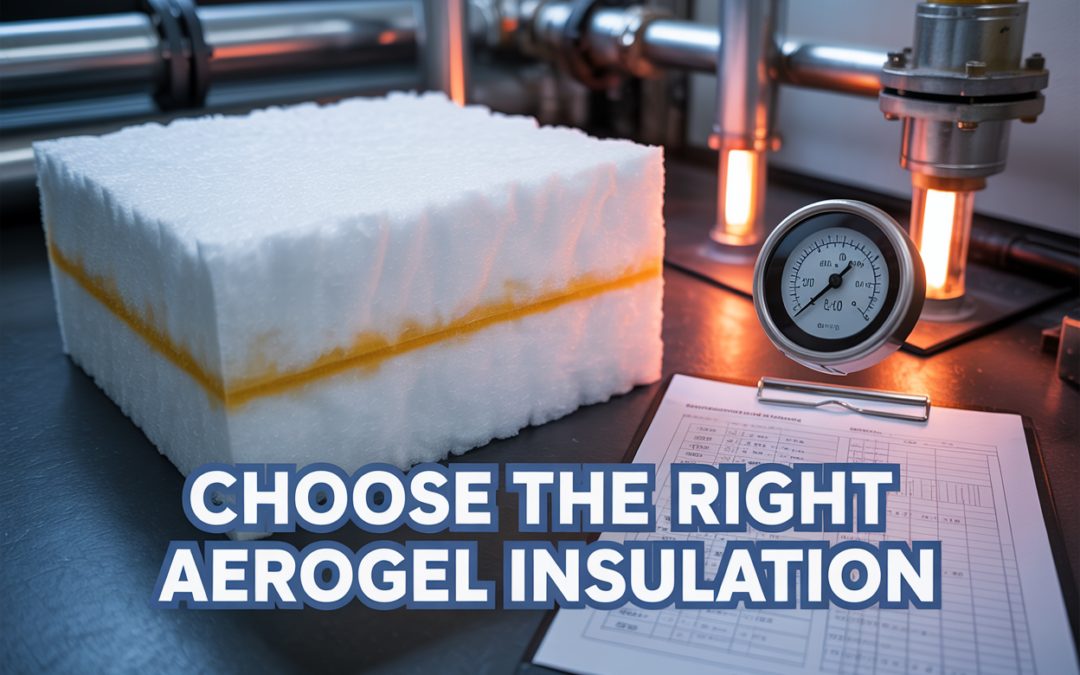 How to Choose the Right Silica Aerogel Insulation Blanket for Your Project