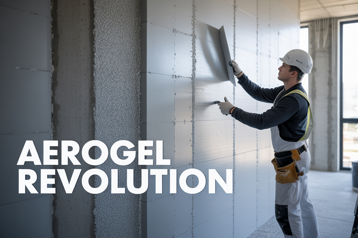 The Concrete Revolution: Using Aerogel Particles in High-Performance Insulating Plasters.