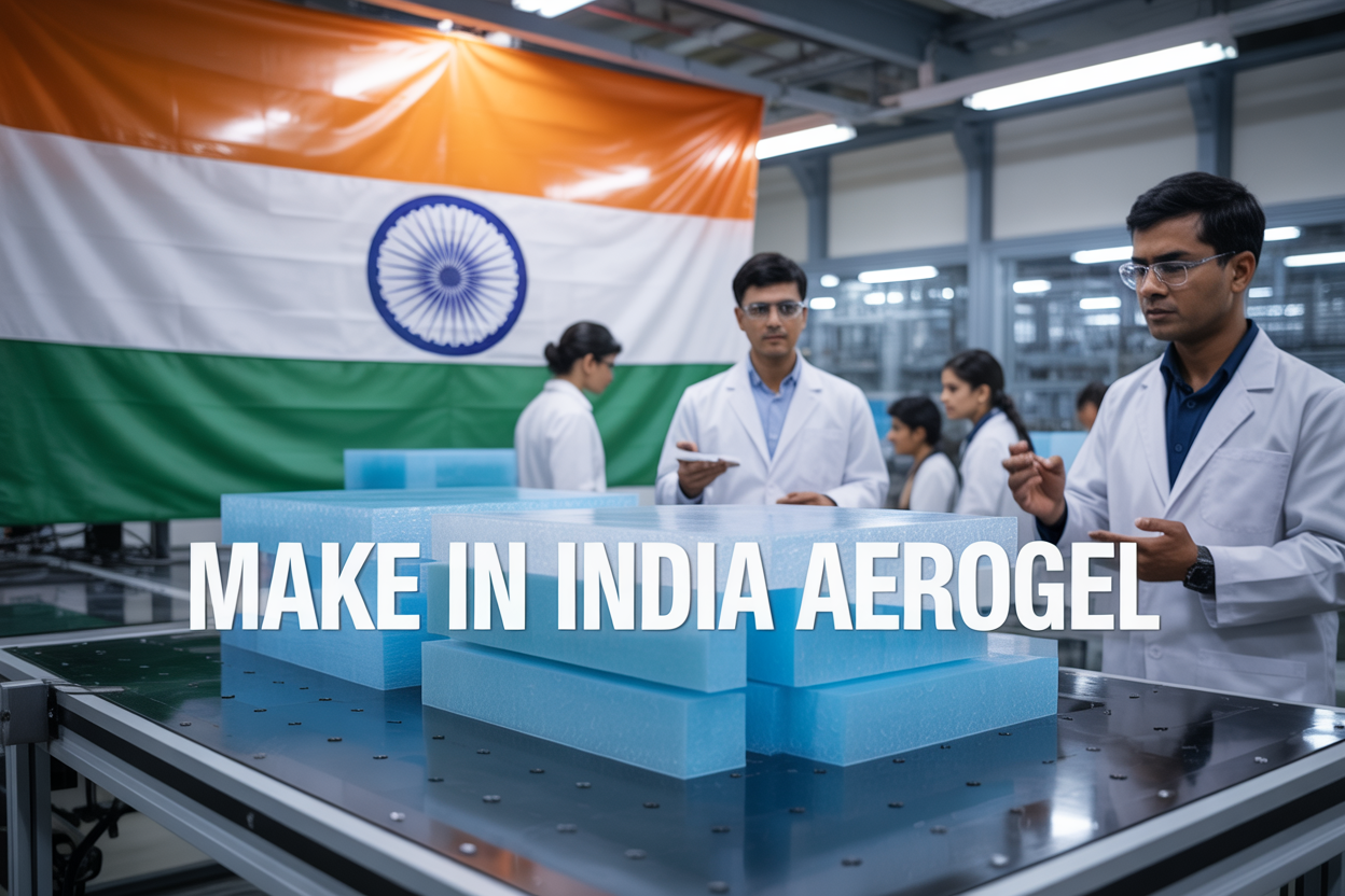 Overcoming the “Import Dependency”: The Benefits of an Indian Aerogel Supply Chain. Overcoming the "Import Dependency": The Benefits of an Indian Aerogel Supply Chain.