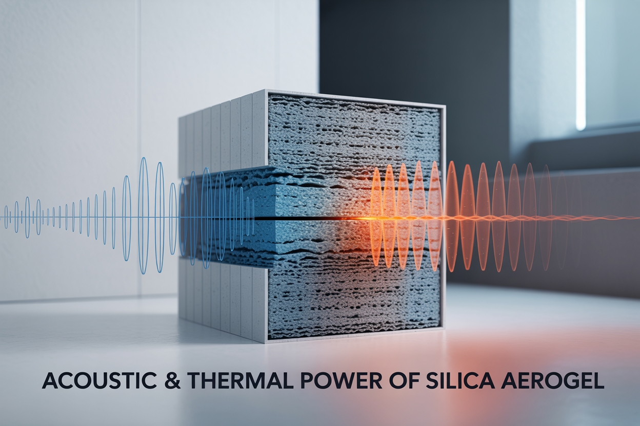 Acoustic vs. Thermal: The Dual Benefits of Silica Aerogel in Noise Reduction.