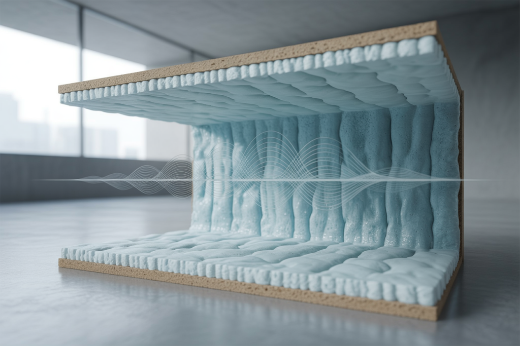 Acoustic vs. Thermal: The Dual Benefits of Silica Aerogel in Noise Reduction.