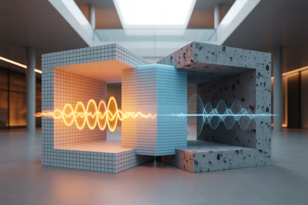 Acoustic vs. Thermal: The Dual Benefits of Silica Aerogel in Noise Reduction.