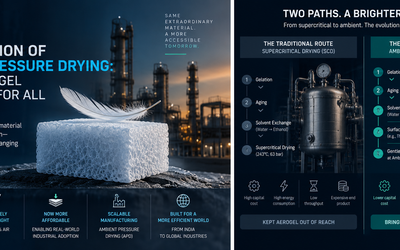 The Evolution of Ambient Pressure Drying: Making Aerogel Affordable for All