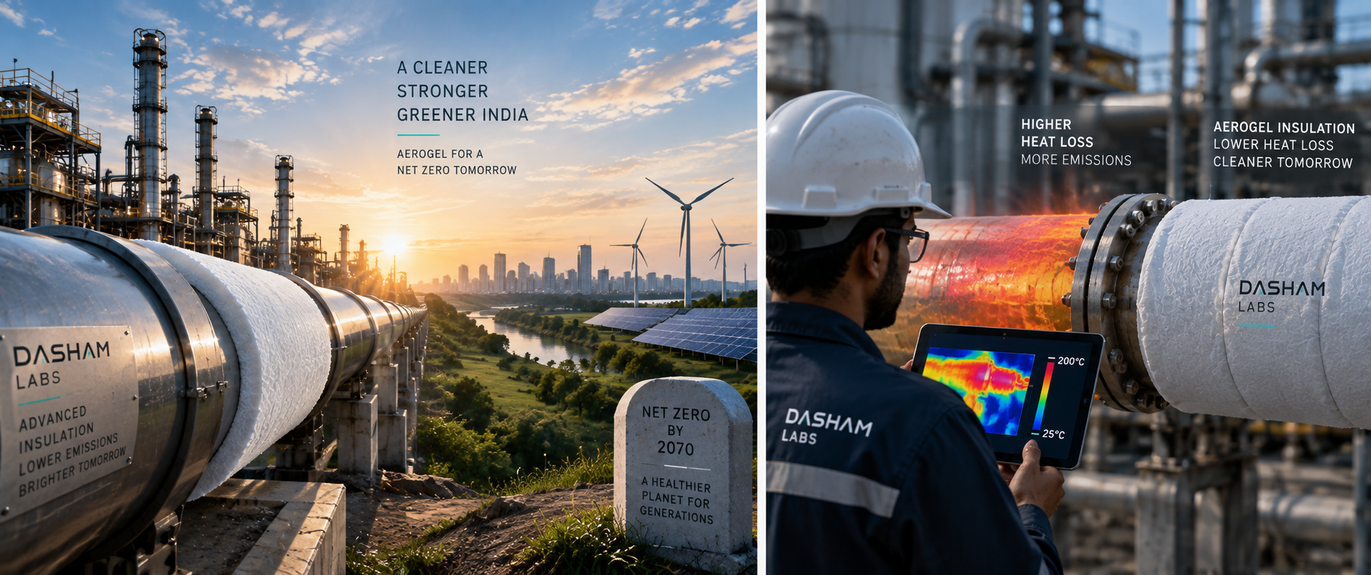 The Role of Aerogel in Achieving India's "Net Zero" by 2070: How a Nanomaterial Powers Gigatonne-Scale Decarbonization