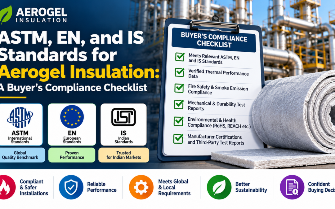 ASTM, EN, and IS Standards for Aerogel Insulation: A Buyer’s Compliance Checklist
